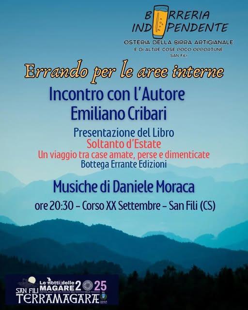 Errando per le aree interne (start h. 20.30)