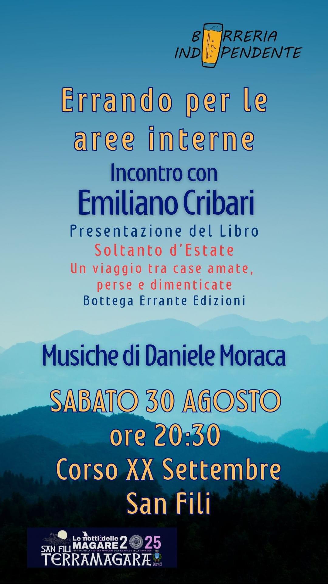 Errando per le aree interne (start h. 20.30)