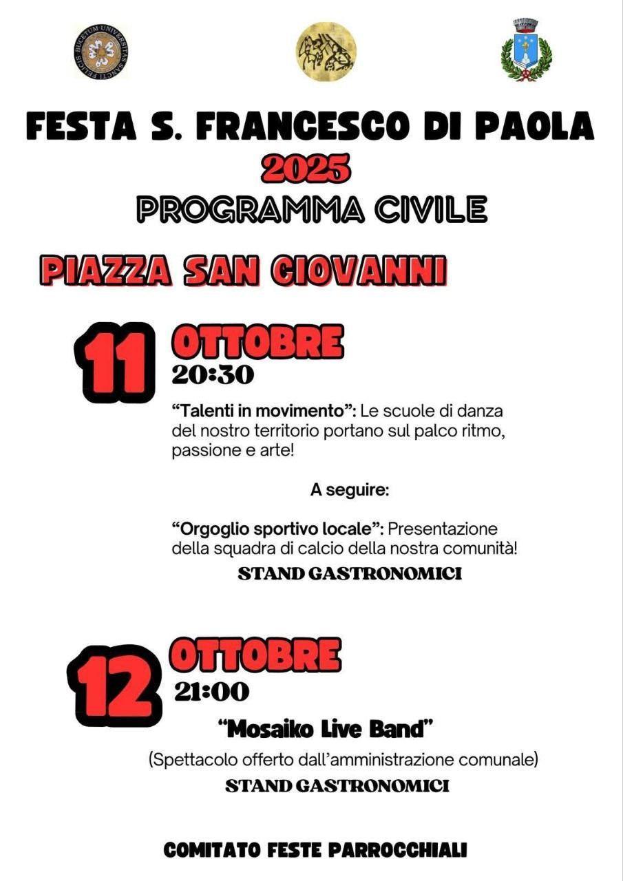 Concerto della Mosaiko Live Band (inizio ore 21.00) Concerto della Mosaiko Live Band (inizio ore 21.00)
