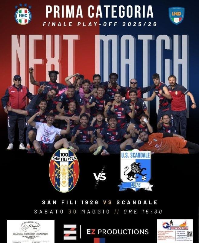 San Fili 1926 vs Scandale (inizio ore 15:30)