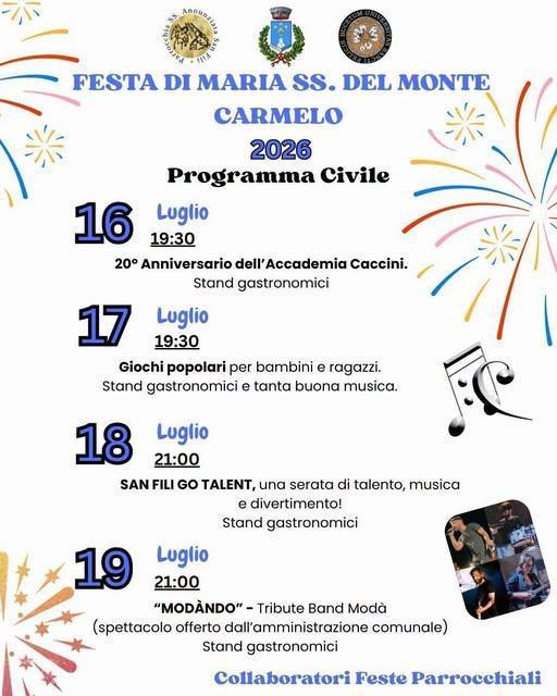 Concerto dei "MODÀNDO" tribute band dei Modà - Stand gastronomici (inizio ore 21:00)