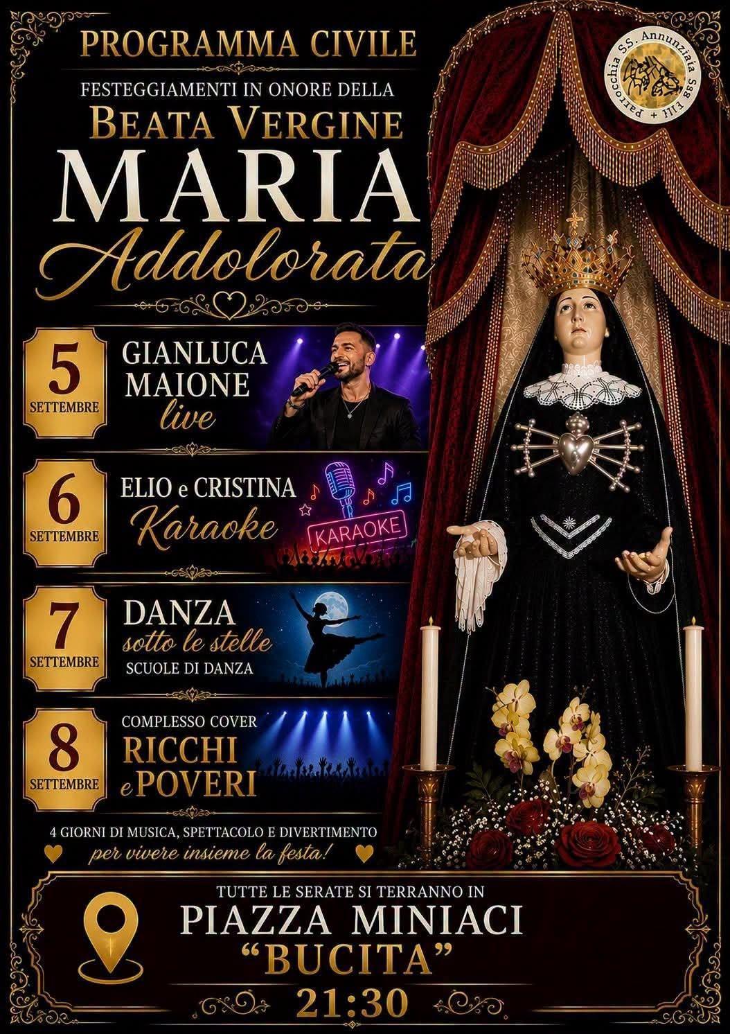 Ricchi e Poveri Tribute Band (Inizio ore 21.30)