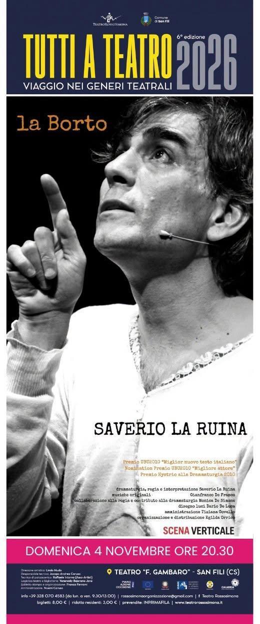 "La Borto" (inizio spettacolo ore 20:30)