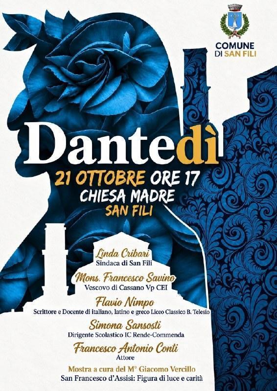 Dantedì – Omaggio al Sommo Poeta (inizio ore 17:00) Dantedì – Omaggio al Sommo Poeta (inizio ore 17:00)