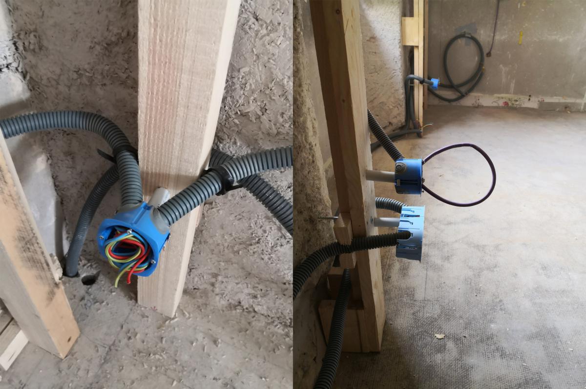 L'installation électrique lors d'une isolation thermique par béton de chanvre L'installation électrique lors d'une isolation thermique par béton de chanvre