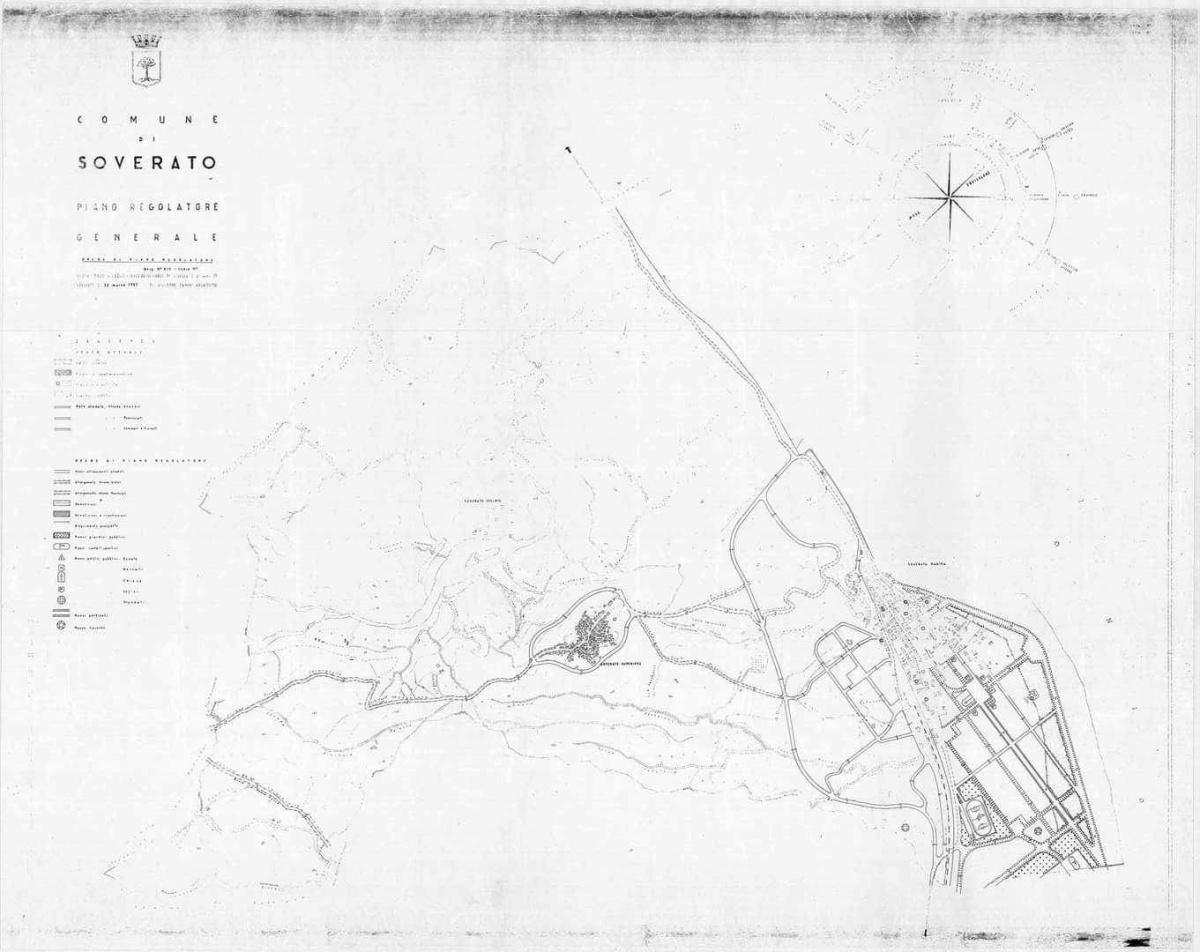 Il primo studio di piano regolatore di Soverato Il primo studio di piano regolatore di Soverato