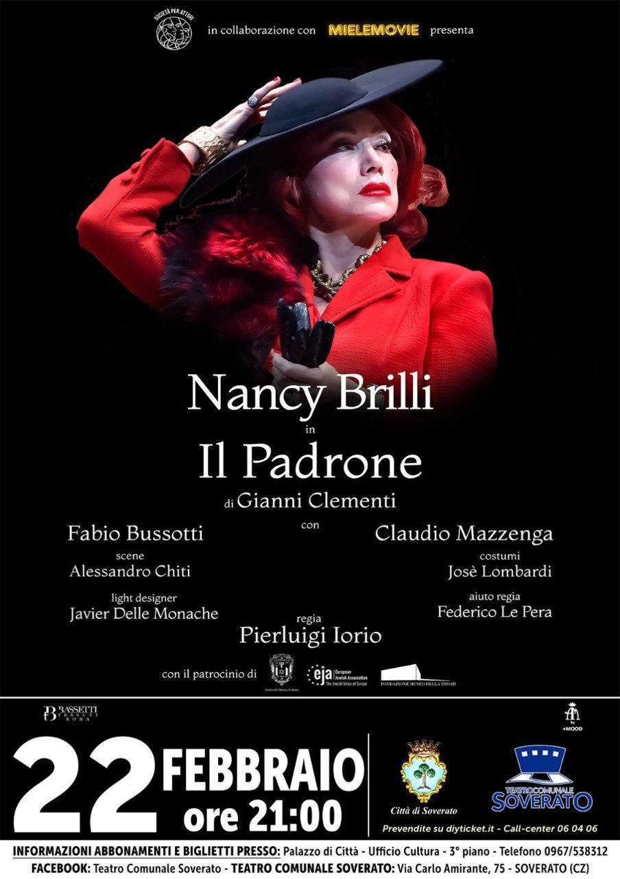 Nancy Brilli in "Il Padrone" (inizio ore 21:00)