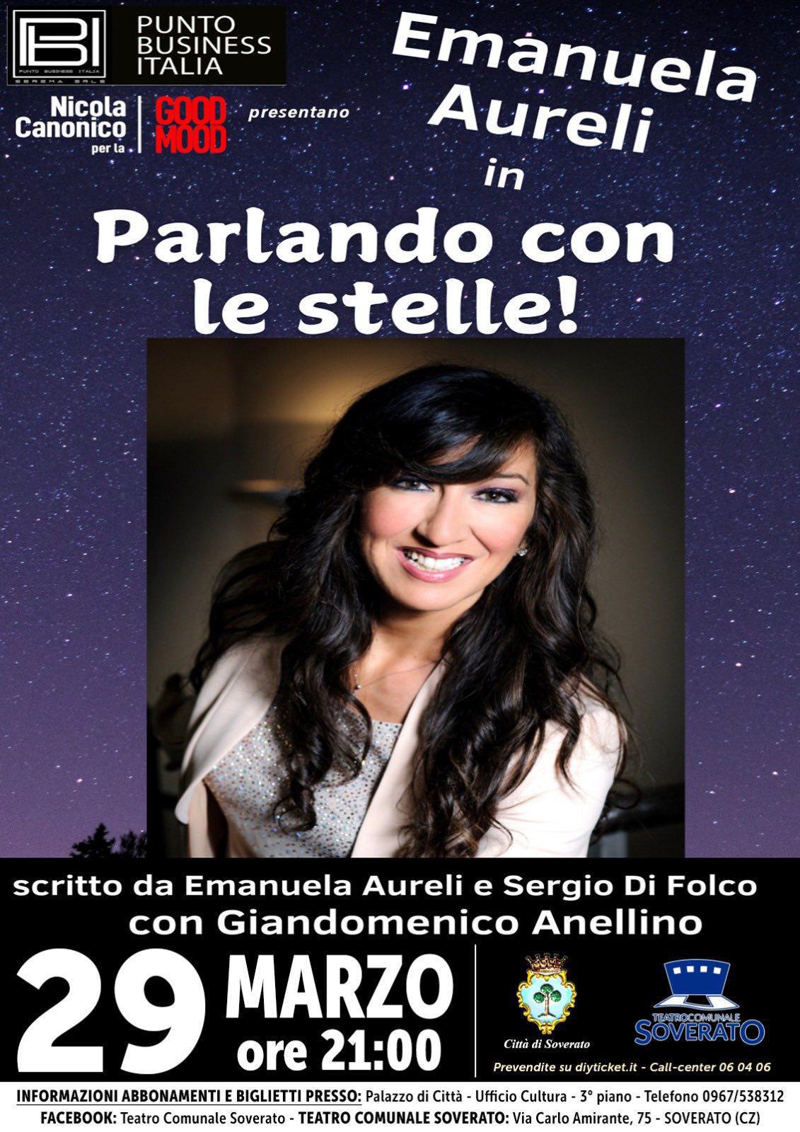 "Parlando con le Stelle!" Emanuela Aureli (inizio ore 21.00)