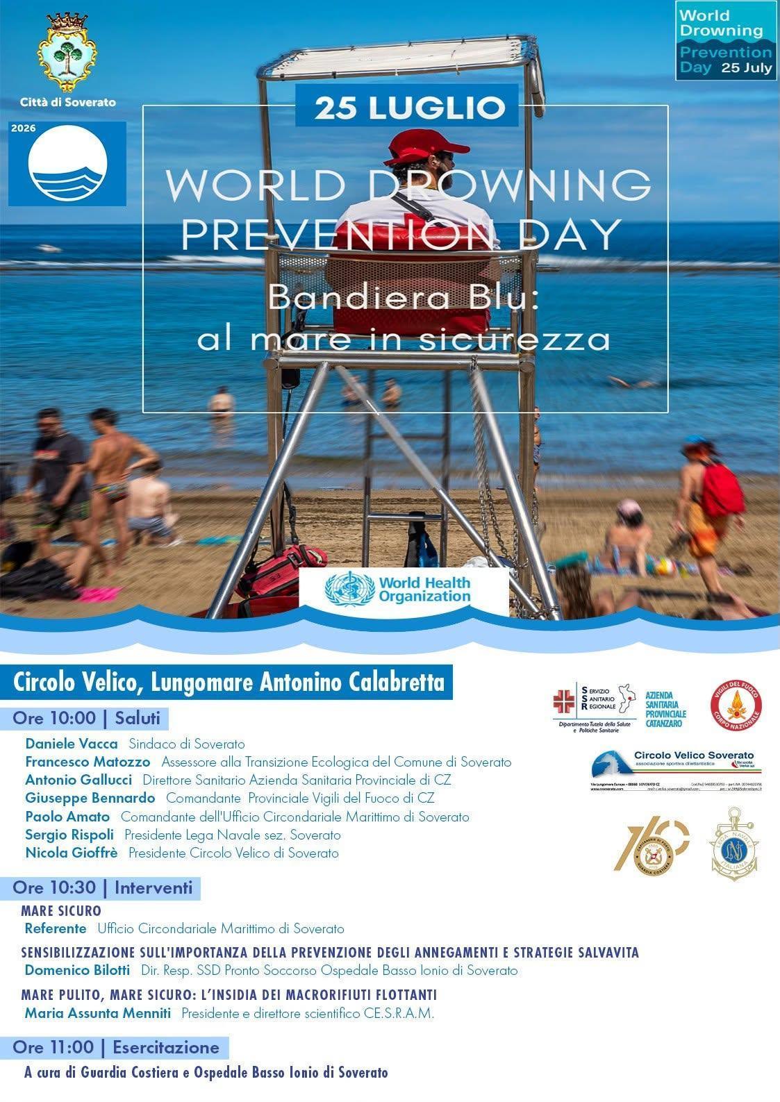 World Drowning Prevention Day (Inizio ore 10.00)