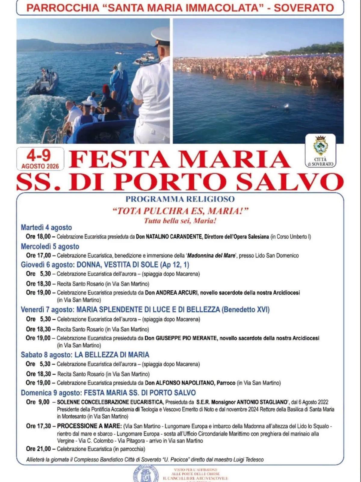 Festa Maria SS. Di Porto Salvo 