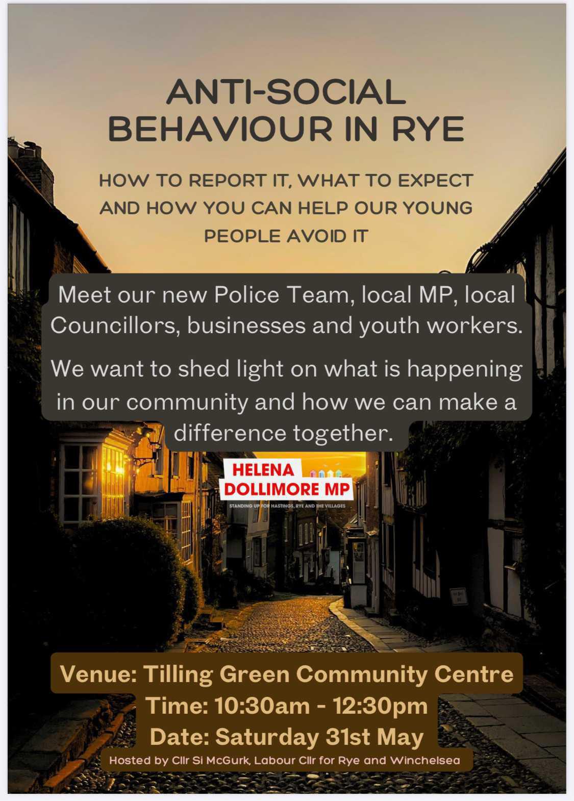 Community Meeting: Anti-Social Behaviour 