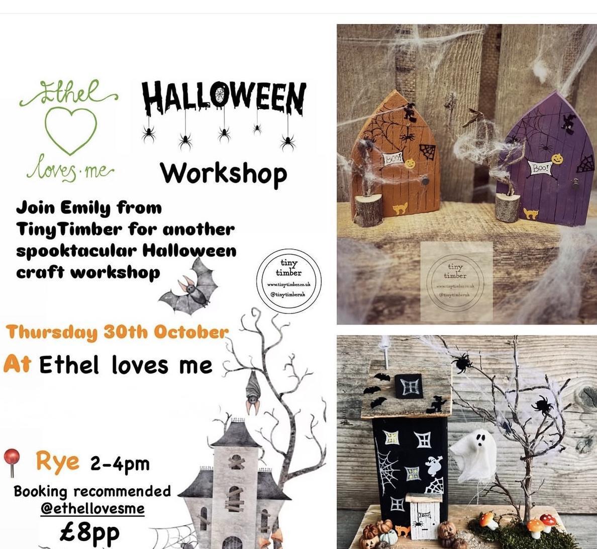 🎃 Halloween Workshop @ Ethel Loves Me