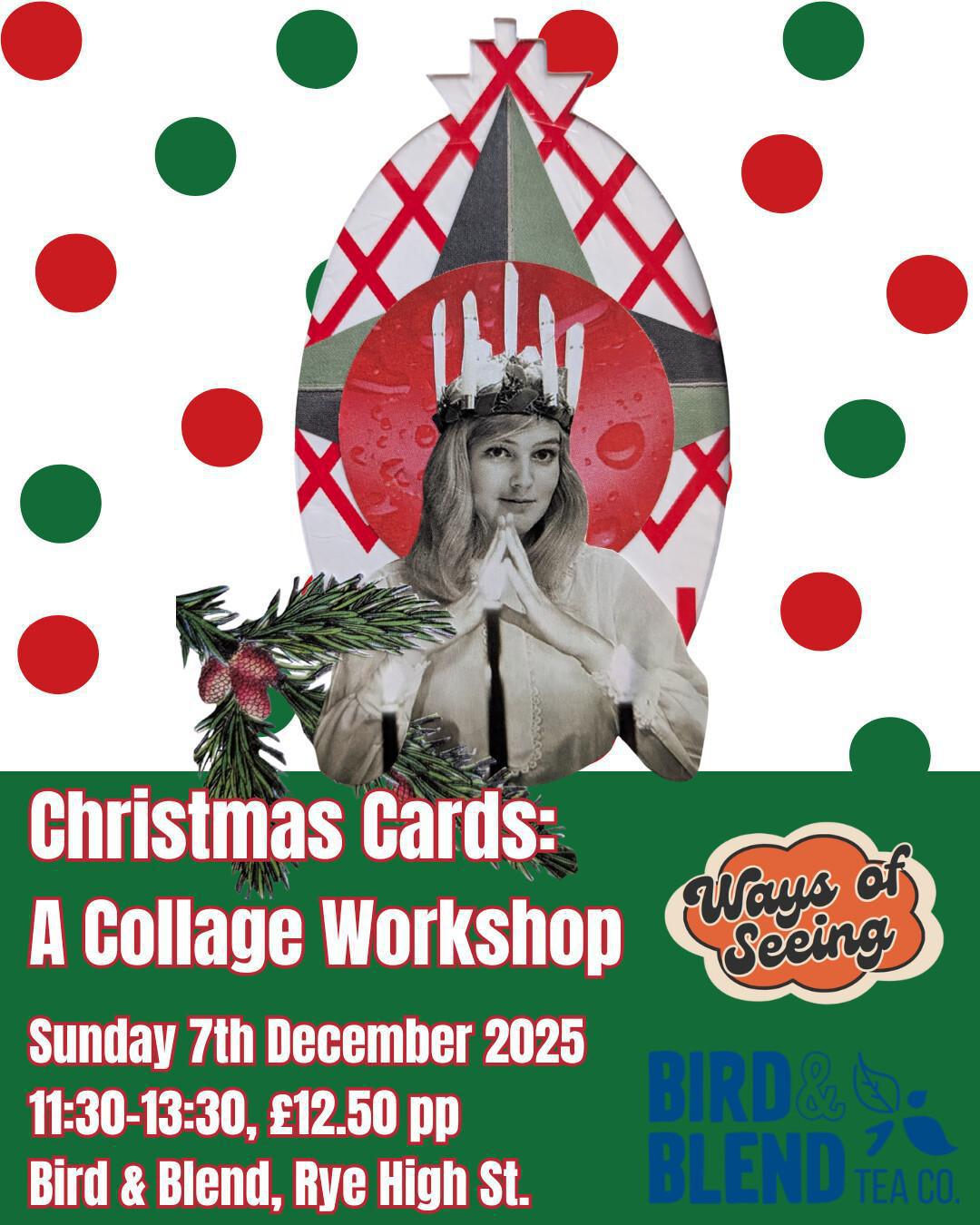 Christmas Cards: A Collage Workshop @ Bird & Blend