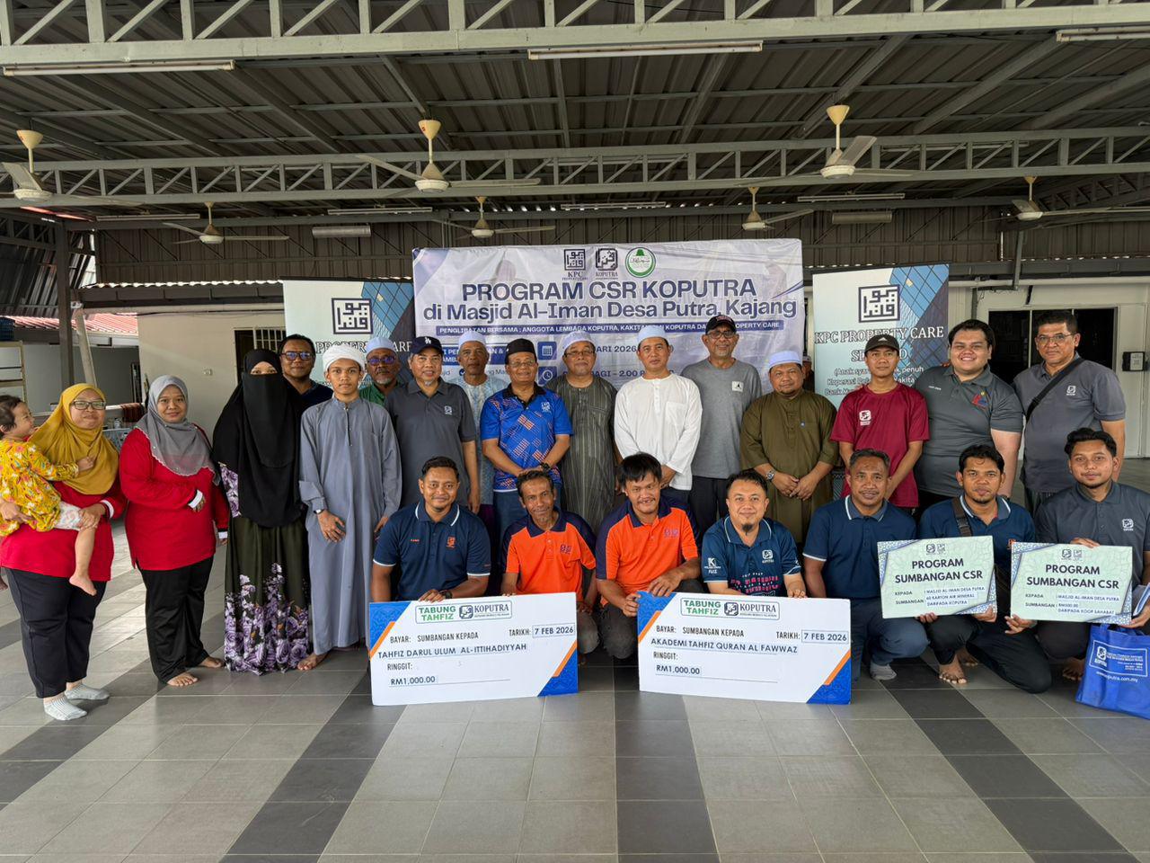 Program CSR Pembersihan Masjid Al-Iman