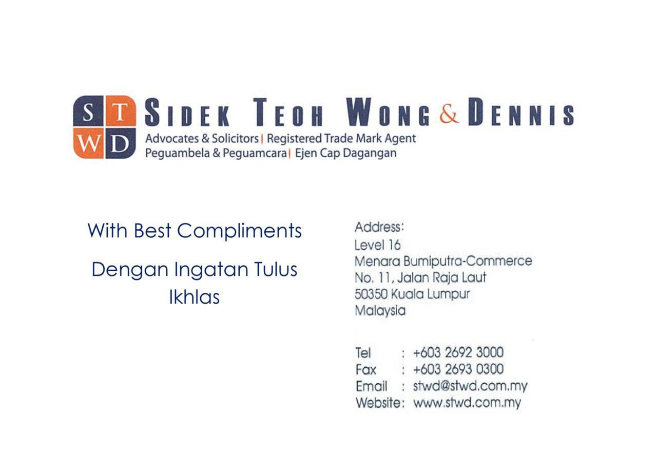 Sidek Teoh Wong & Dennis