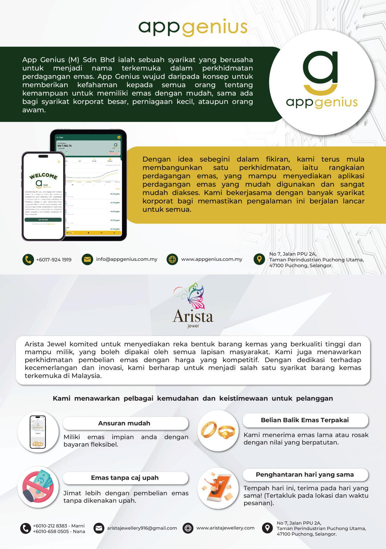 App Genius (M) Sdn Bhd & Arista Jewel (M) Sdn Bhd