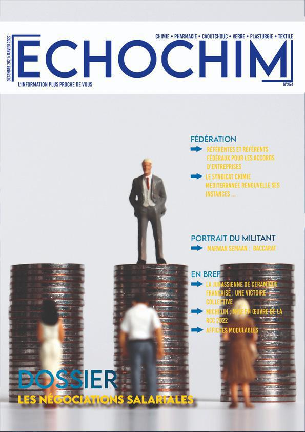 ECHOCHIM "LES NEGOCIATIONS SALARIALES" janvier 2022
