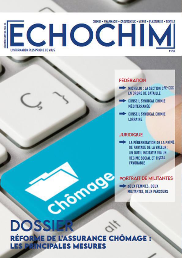 ECHOCHIM "REFORME DE L'ASSURANCE CHOMAGE" Janvier 2023