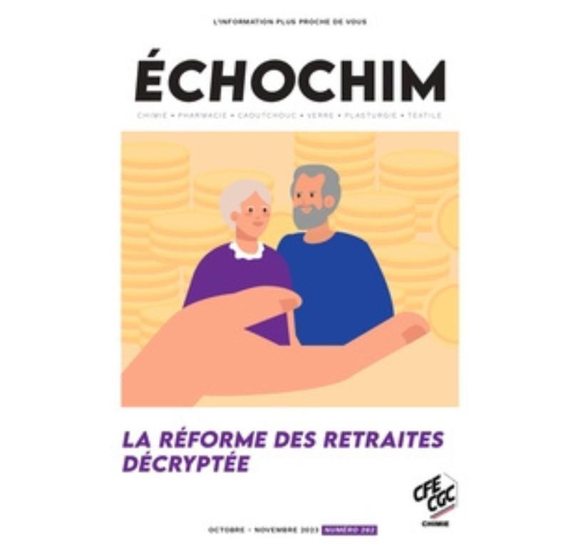 ECHOCHIM "LA REFORME DES RETRAITES DECRYPTEE" Octobre-Novembre 2023