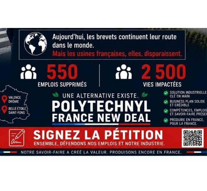 Sauvons la filière française du polyamide (le NYLON) et soutenons ce projet ! Sauvons la filière française du polyamide (le NYLON) et soutenons ce projet !