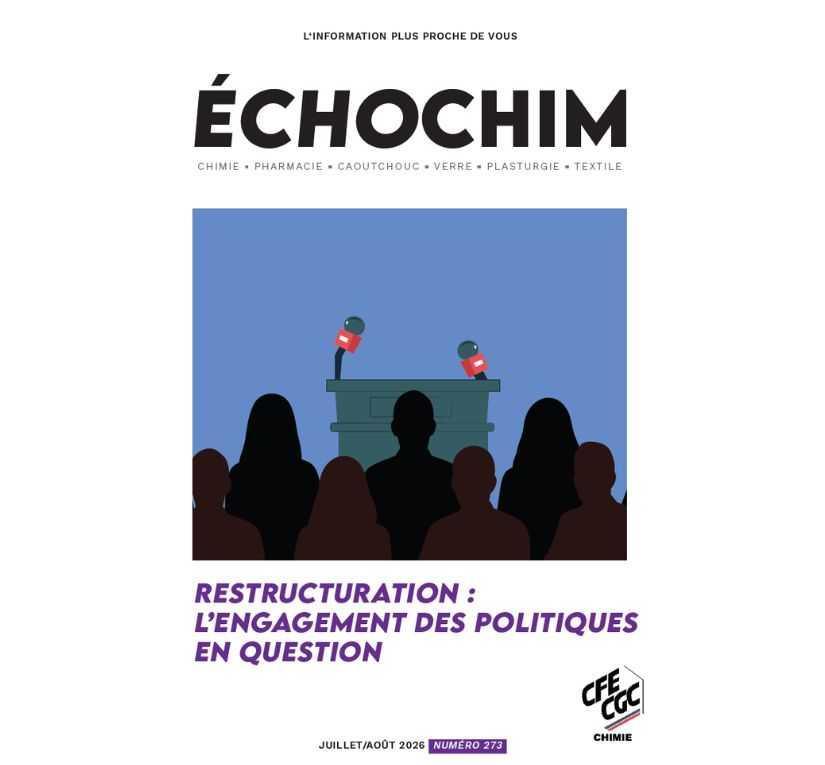 ECHOCHIM n°273 : "Restructuration : l'engagement des politiques en question" 