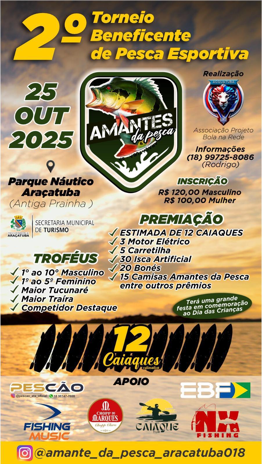 🎣✨ ATENÇÃO, PESCADORES DE ARAÇATUBA E REGIÃO! ✨🎣