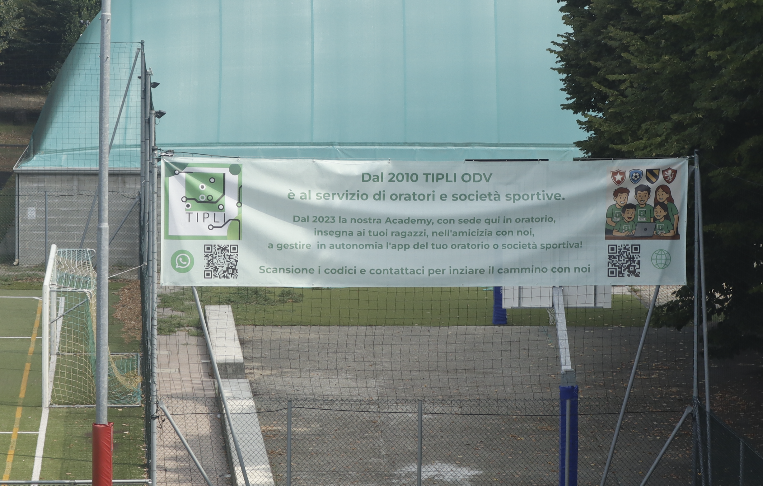 Dettaglio striscione