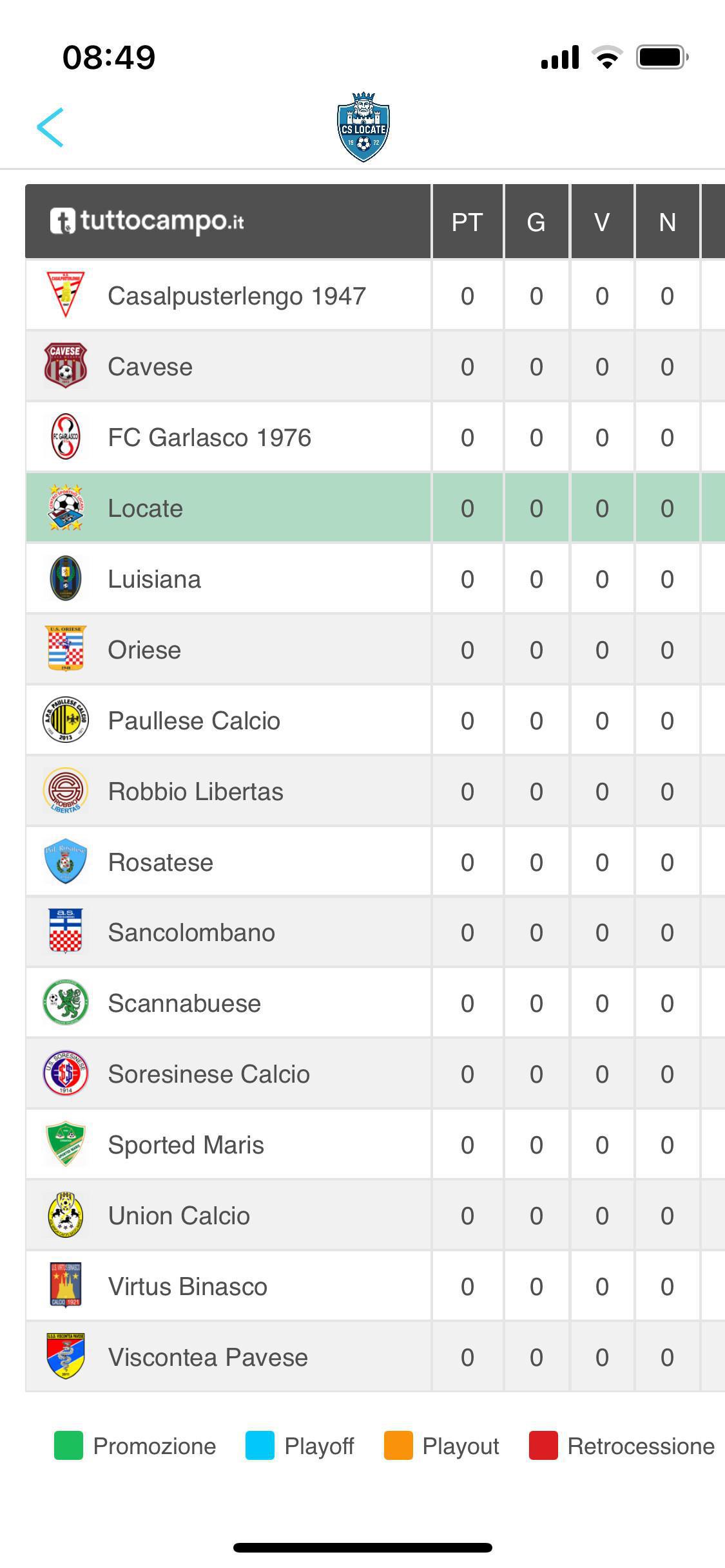 Promozione Girone F