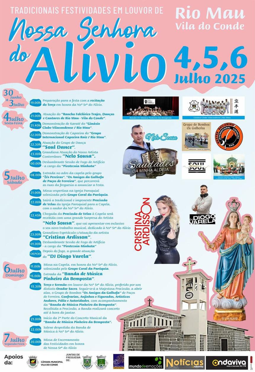 Festividades em Louvor de Nossa Senhora do Alívio