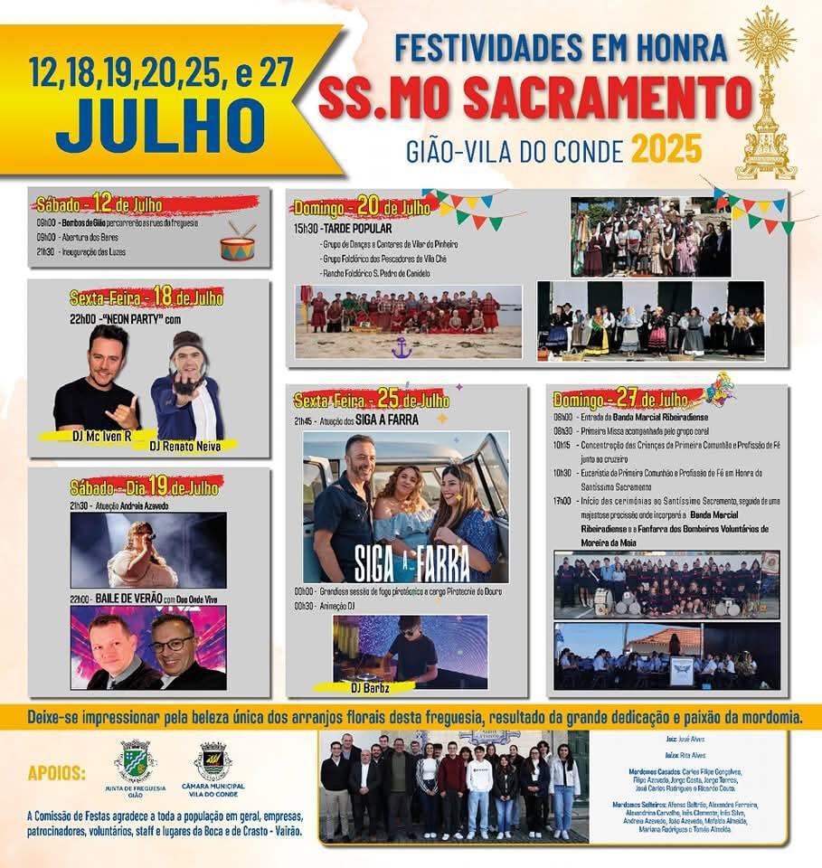 Festividades em Honra do Santíssimo Sacramento