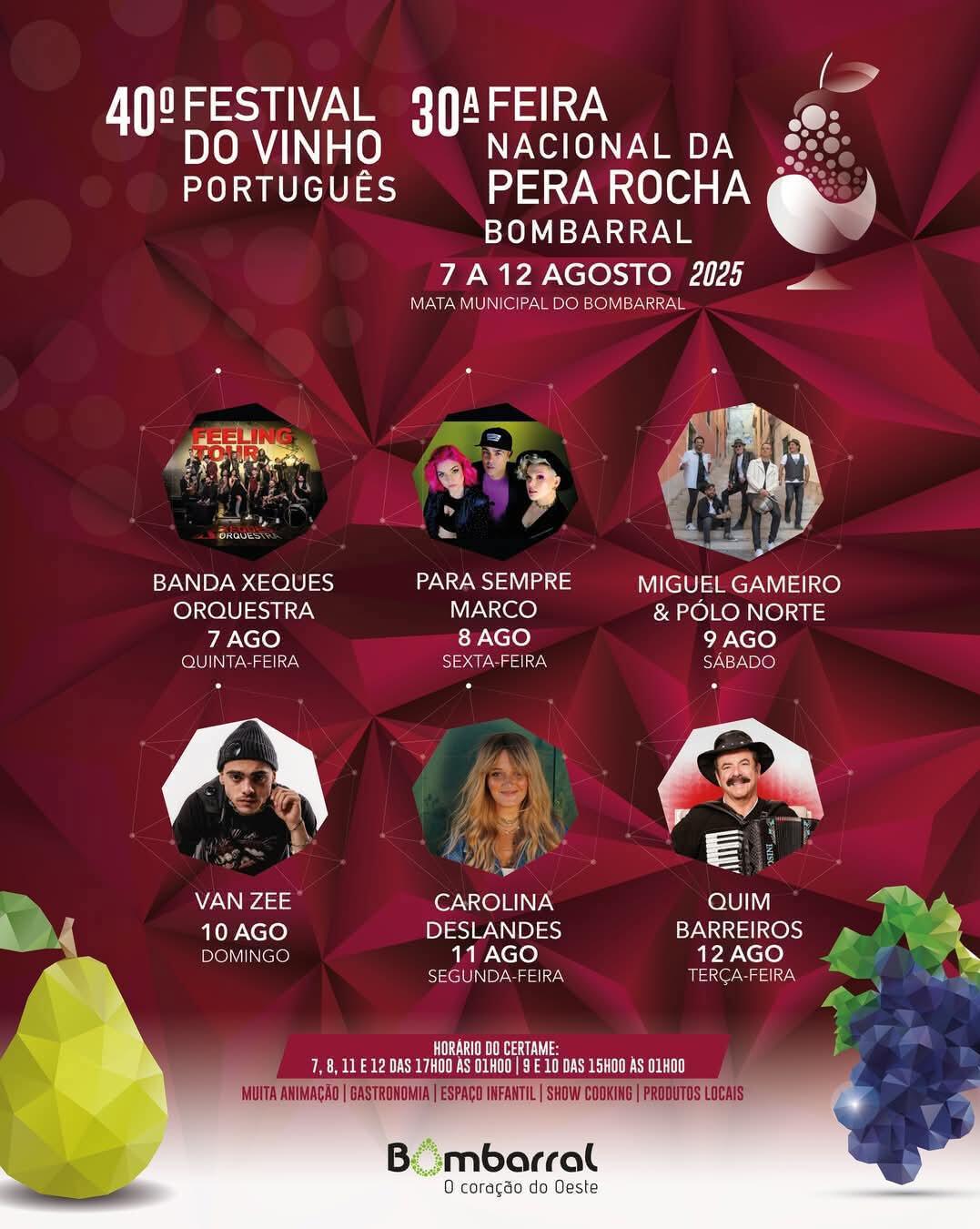 40.º Festival do Vinho Português & 30.ª Feira Nacional da Pera Rocha