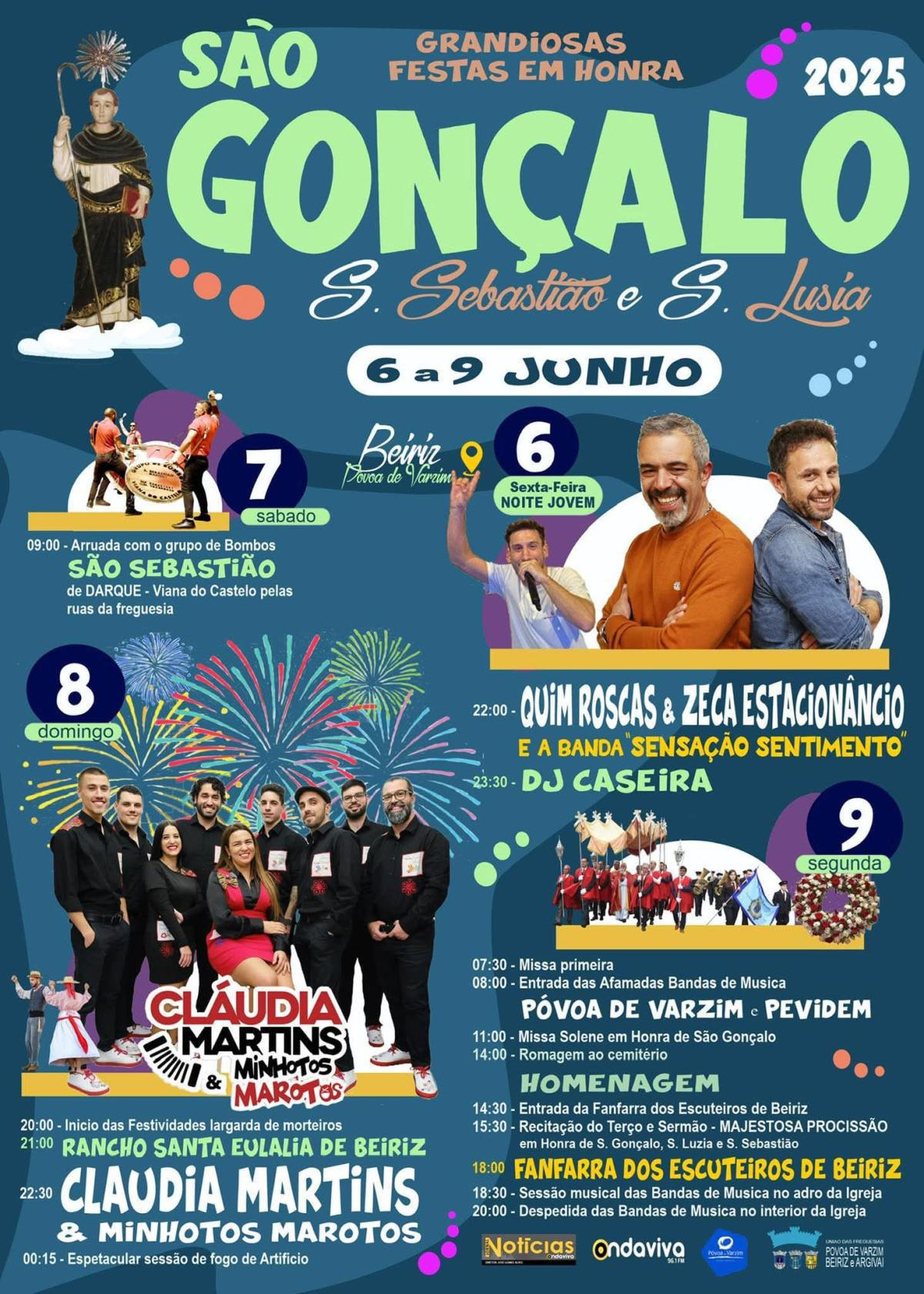 Festas em Honra de São Gonçalo, São Sebastião e Santa Luzia
