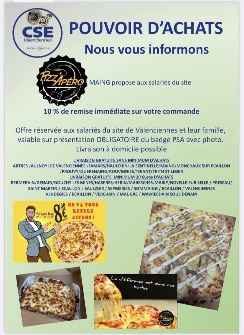 Pizz'apéro Maing