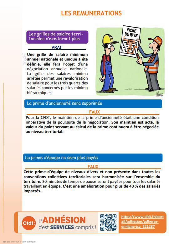 TRACT: Nouvelle Convention Collective => explications 10/10/23