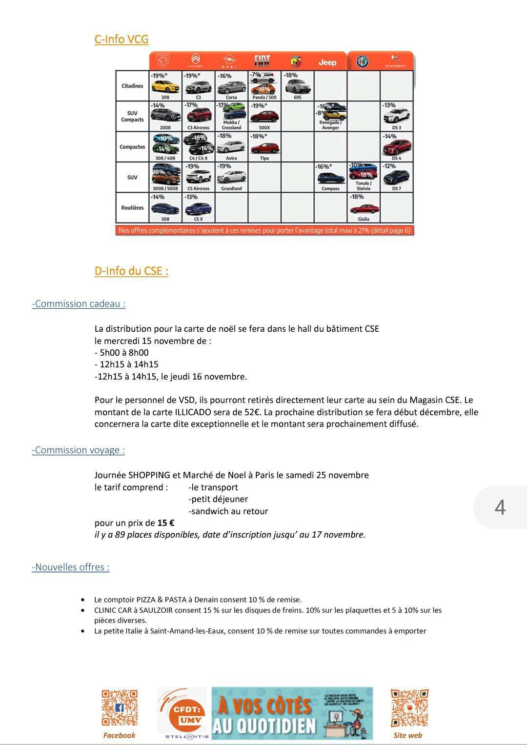 CSE Ordinaire du 31/10/2023