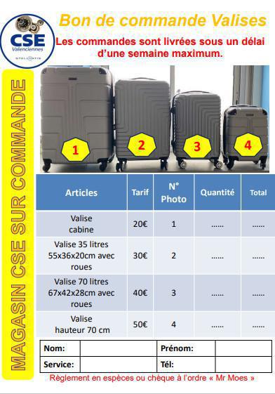 Déstockage Valises