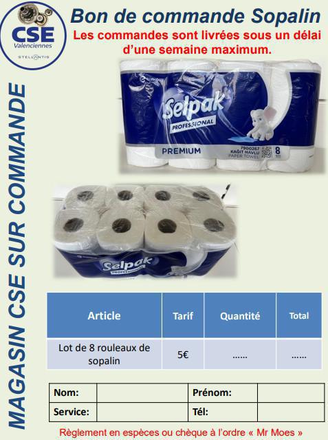 Rouleaux de Sopalin
