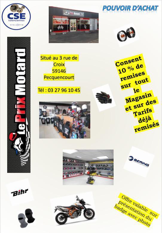 Le prix du motard