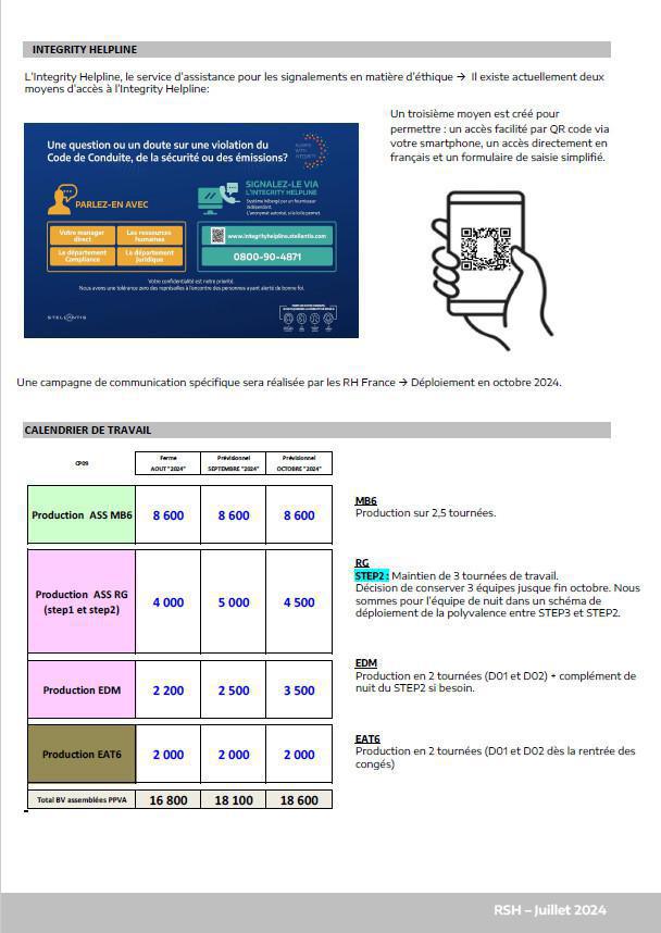 CSE ORDINAIRE du 25/07/24
