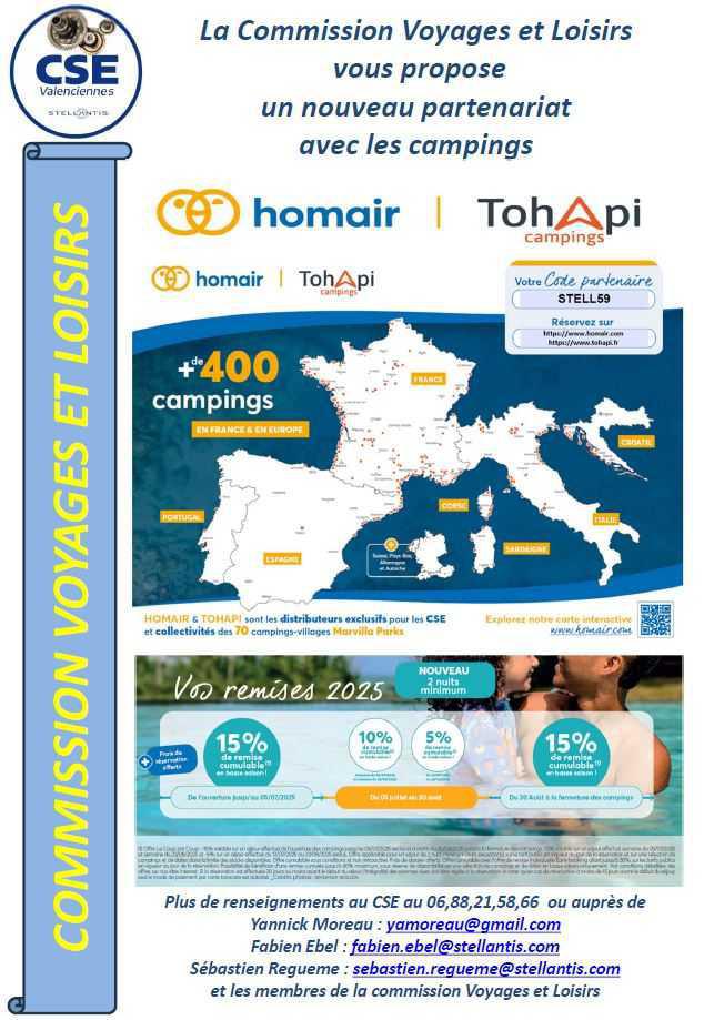 Partenariat : HOMAIR TOHAPI