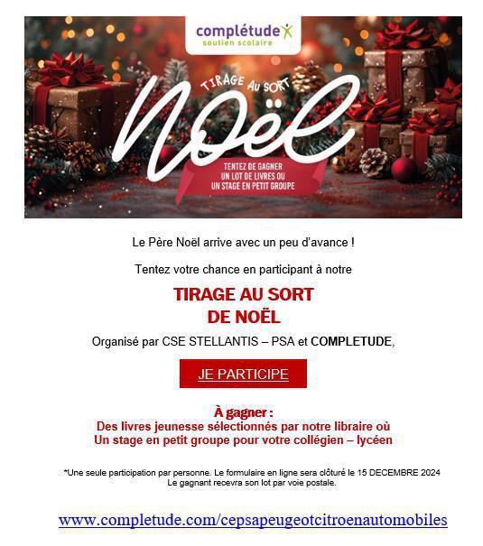Concours CSE avec partenaire "Complétude" 