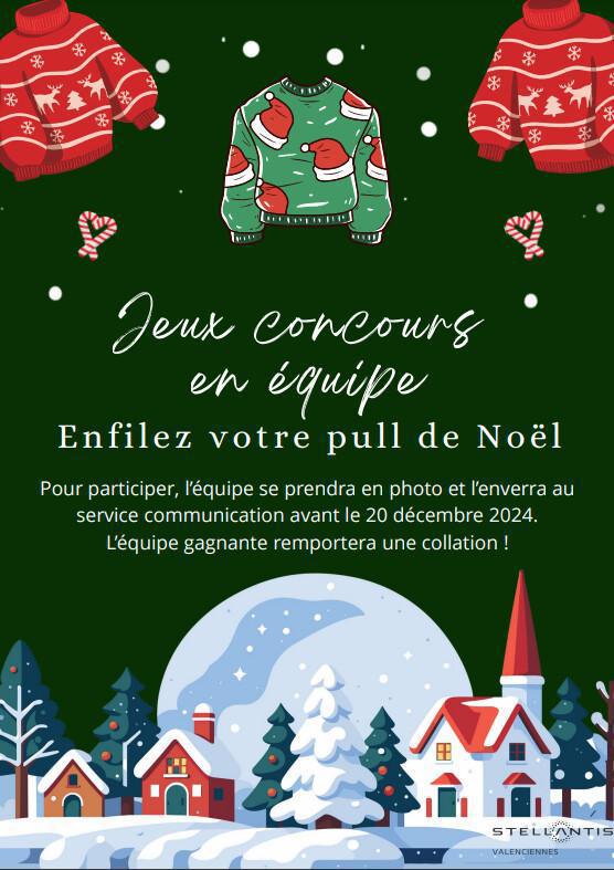 Concours Pull de Noël 