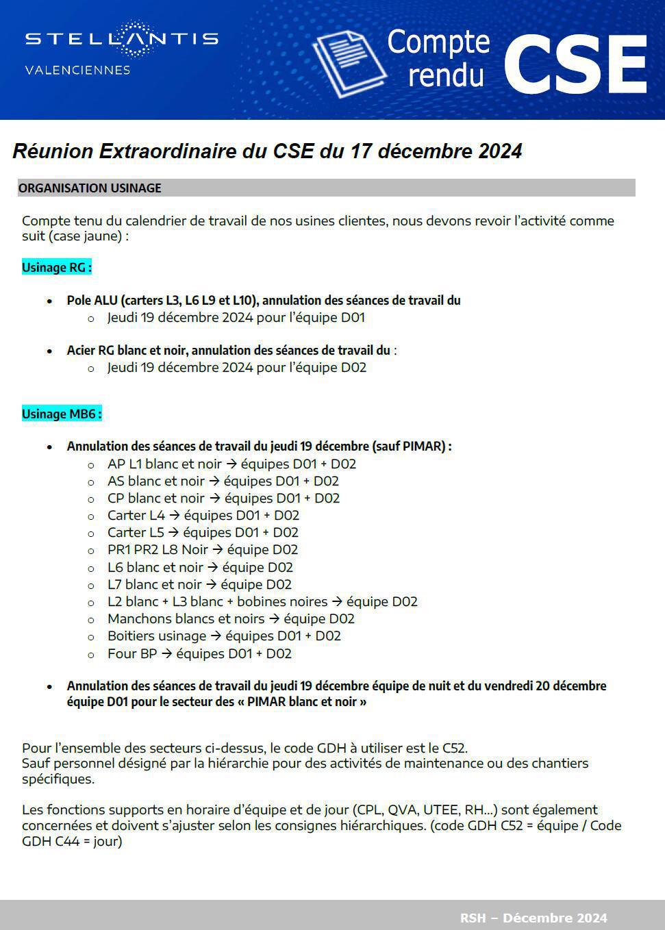 CSE EXTRA du 17/12/25 à 15h00