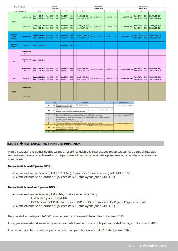CSE ORDINAIRE du 19/12/24 