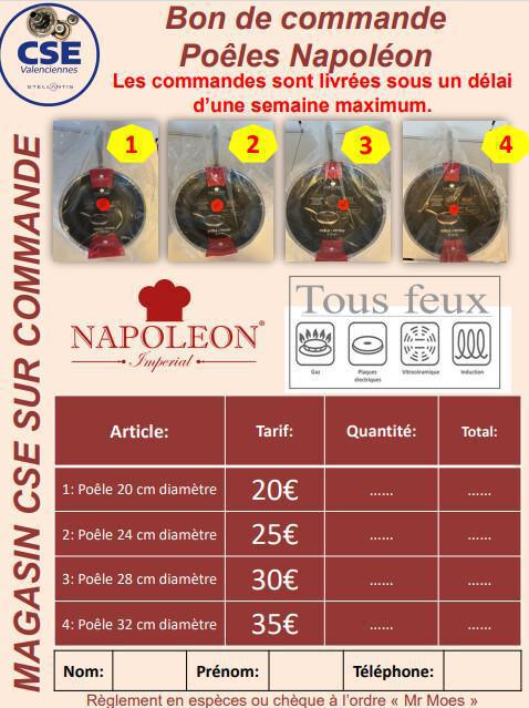 Commande Poêles Napoléon