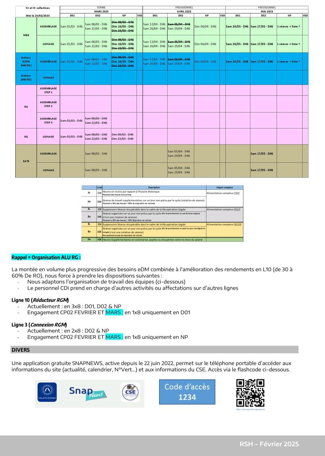 CSE ordinaire du 27 février 2025