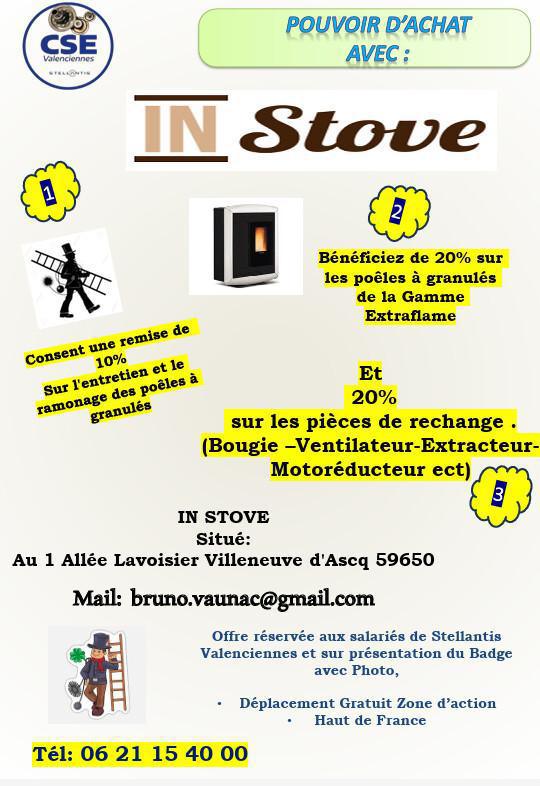 In stove
