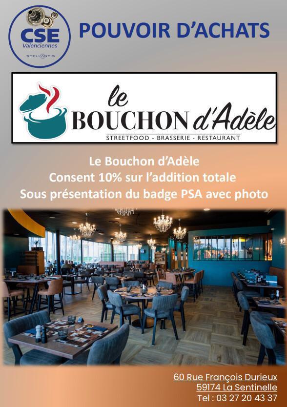 Restaurant Le bouchon D'adèle à La Sentinelle
