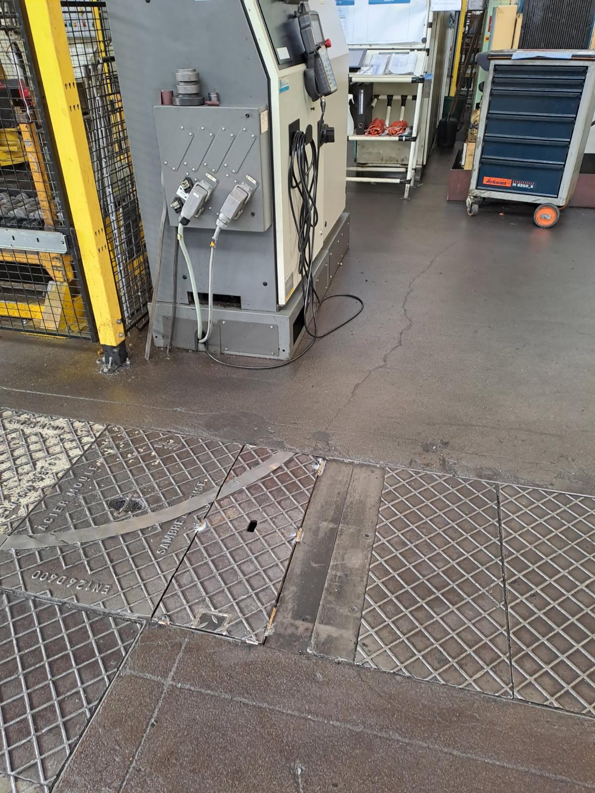 Plaque de caniveau secteur des AS blanc MB6 Plaque de caniveau secteur des AS blanc MB6