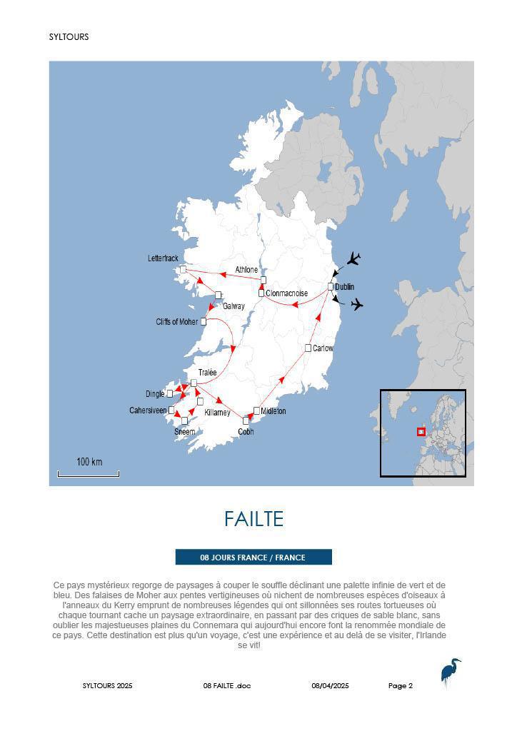 Voyage : Circuit 8 jours en Irlande